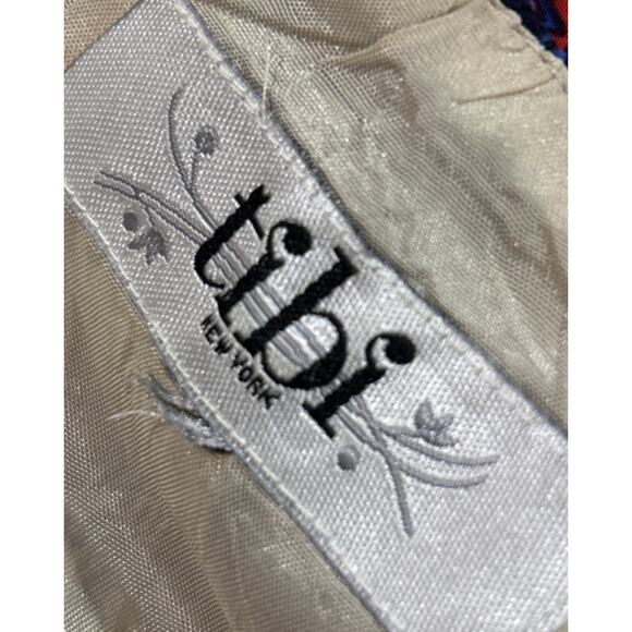 Women’s TIBI New York Floral/Mosaic Silk V Neck Halter Top Size M *B5 - Picture 4 of 4